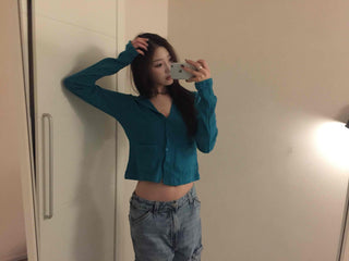 Sugar Twist Cable Knit Crop Cardigan