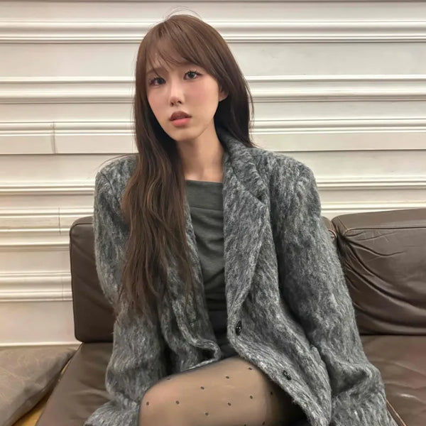 Mink Fur Loose Fit Short Coat