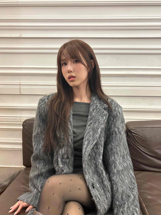 Mink Fur Loose Fit Short Coat