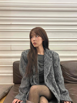 Mink Fur Loose Fit Short Coat