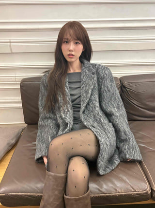Mink Fur Loose Fit Short Coat