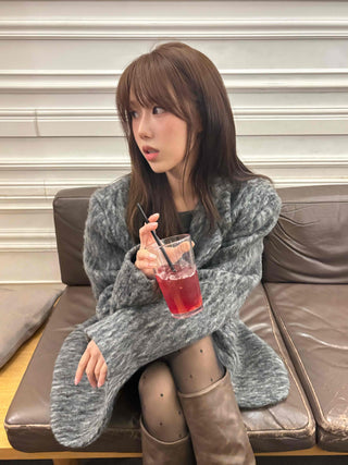 Mink Fur Loose Fit Short Coat
