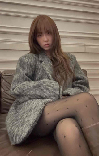 Mink Fur Loose Fit Short Coat