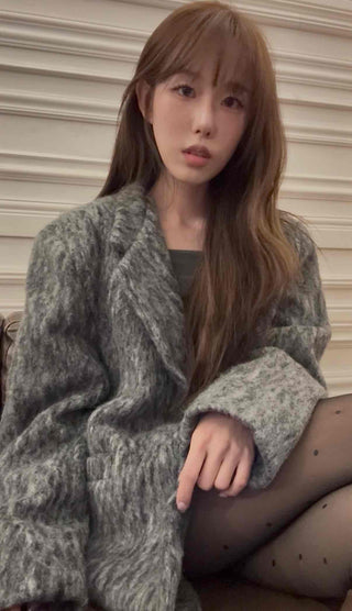 Mink Fur Loose Fit Short Coat