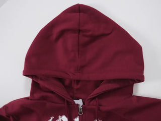 Mar Y2K Unique Hip Crop Hoodie