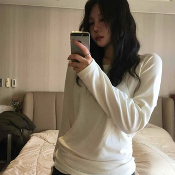 Diamant Authentic Quilted Stitch Round Long Sleeve Tee