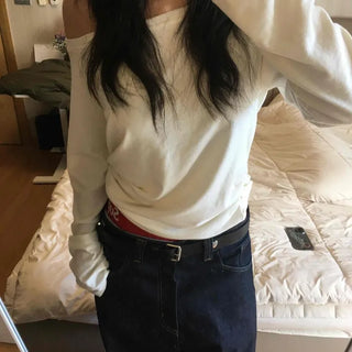 Diamant Authentic Quilted Stitch Round Long Sleeve Tee