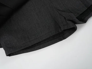 Luabel Check Pleated Mini Skirt