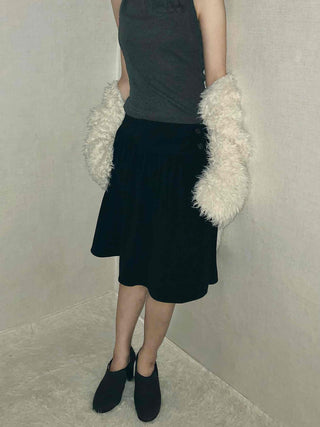 Slim Fit Straight High-Waisted Midi Skirt