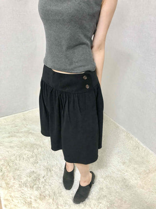 Slim Fit Straight High-Waisted Midi Skirt