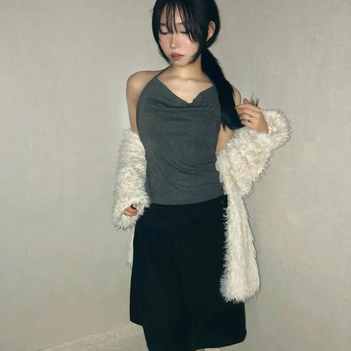 Slim Fit Straight High-Waisted Midi Skirt