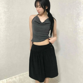 Slim Fit Straight High-Waisted Midi Skirt