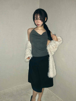 Slim Fit Straight High-Waisted Midi Skirt