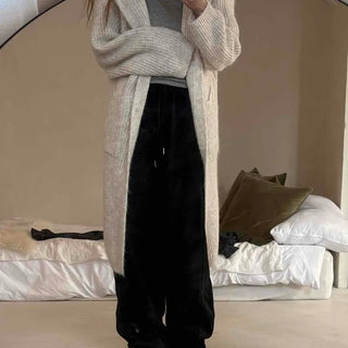 Puff Sleeve Pocono Short Knit Cardigan