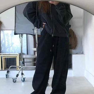 Slim Cropped Pullover Hoodie