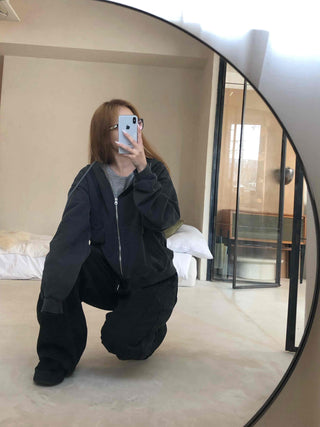 Slim Cropped Pullover Hoodie