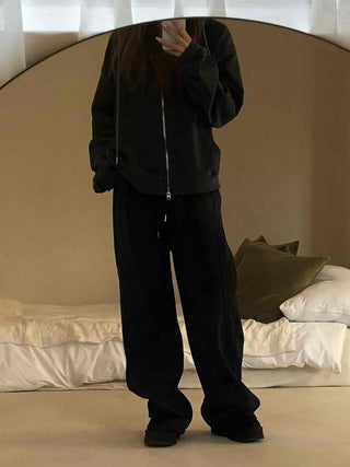 Slim Cropped Pullover Hoodie