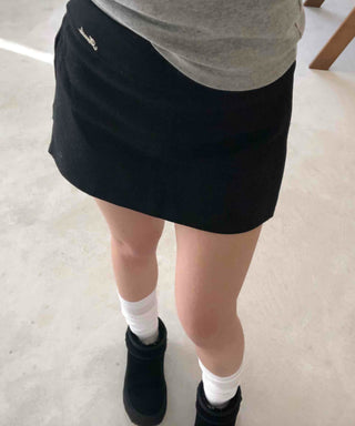 Prepcore High-Waisted Slim Fit Tight Mini Skirt