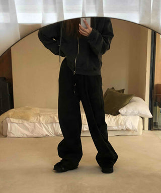 Velvet Drape Loose Wide Pants