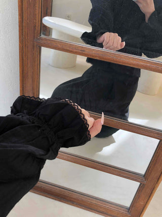 Modern Chic Oversized Pintuck Shirt Blouse