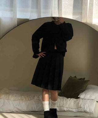 Modern Chic Oversized Pintuck Shirt Blouse