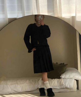 Modern Chic Oversized Pintuck Shirt Blouse