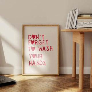 Heart Red Quote Poster