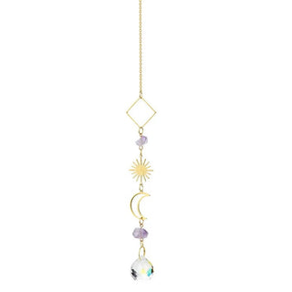 Crystal Moon Suncatcher