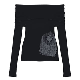 Y2K Off Shoulder Top