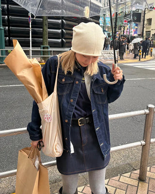 (Unisex) Double-Seam Denim Jacket
