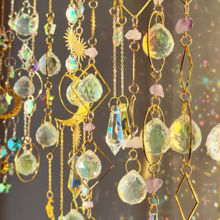 Crystal Moon Suncatcher
