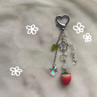 Strawberry Keychain and Phone Chain