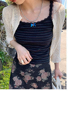 flowers printed  skirt
