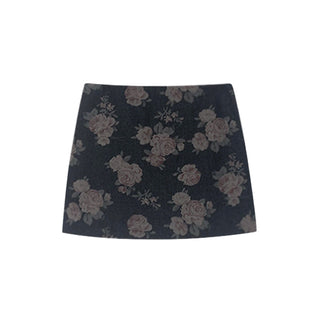 flowers printed  skirt