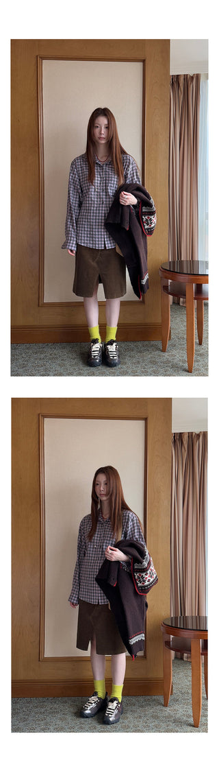 idle plaid  shirt 01