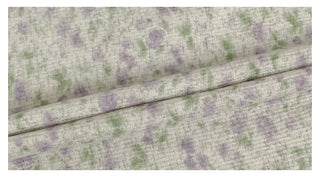 purple floral knitted top