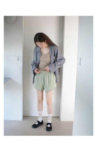 loose plaid  shirt