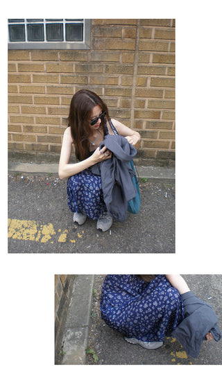 vintage floral dress