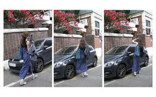 vintage floral dress