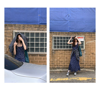 vintage floral dress