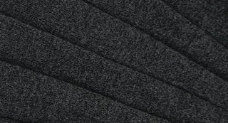 gray knitted pleated skirt