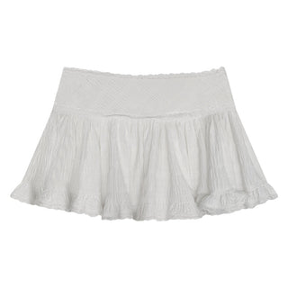 white lace  skirt