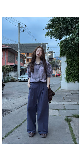 idle plaid  shirt