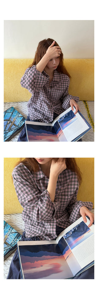 idle plaid  shirt