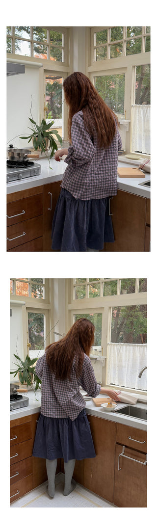 idle plaid  shirt