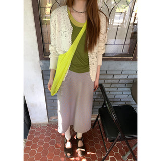 manual crocheted  cardigan