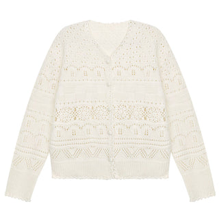 manual crocheted  cardigan
