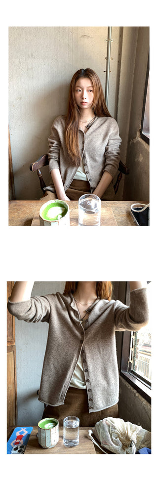 pure wool  cardigan