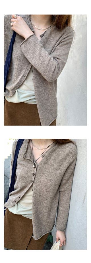 pure wool  cardigan