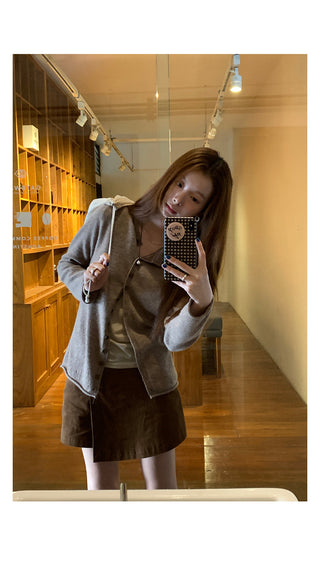 pure wool  cardigan